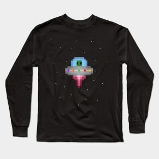 Retro Gamer UFO Long Sleeve T-Shirt